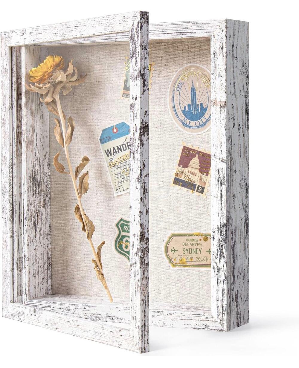 Califortree 8x10 Shadow Box Frame with Linen Back - Real Glass